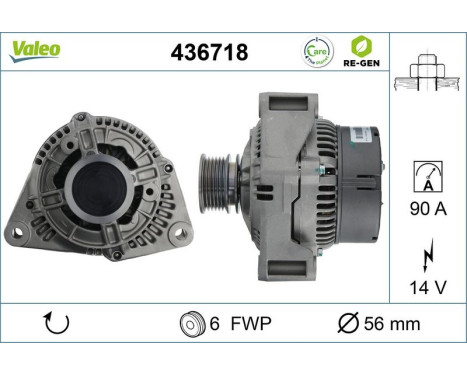 Generator REMANUFACTURED PREMIUM 436718 Valeo, bild 5