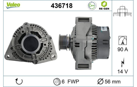 Generator REMANUFACTURED PREMIUM 436718 Valeo, bild 5
