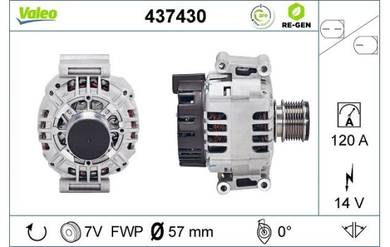 Generator REMANUFACTURED PREMIUM 437430 Valeo