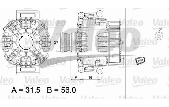 Generator REMANUFACTURED PREMIUM 437430 Valeo, bild 5