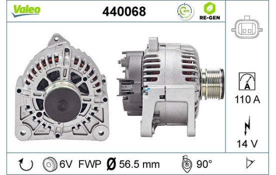 Generator REMANUFACTURED PREMIUM 440068 Valeo, bild 2
