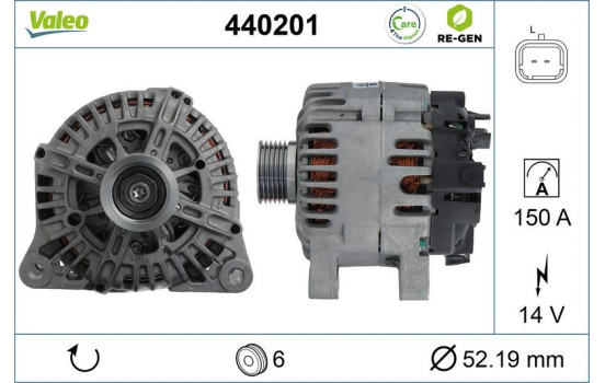 Generator REMANUFACTURED PREMIUM 440201 Valeo, bild 5