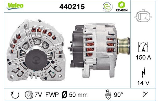 Generator REMANUFACTURED PREMIUM 440215 Valeo, bild 5