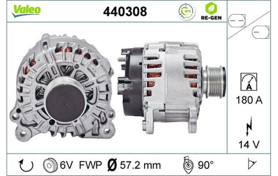 Generator REMANUFACTURED PREMIUM 440308 Valeo, bild 5
