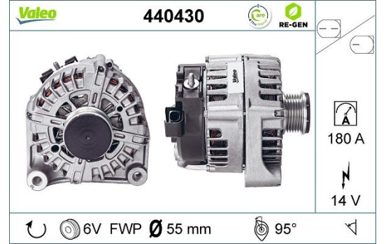 Generator REMANUFACTURED PREMIUM 440430 Valeo, bild 2