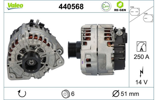 Generator REMANUFACTURED PREMIUM 440568 Valeo, bild 5