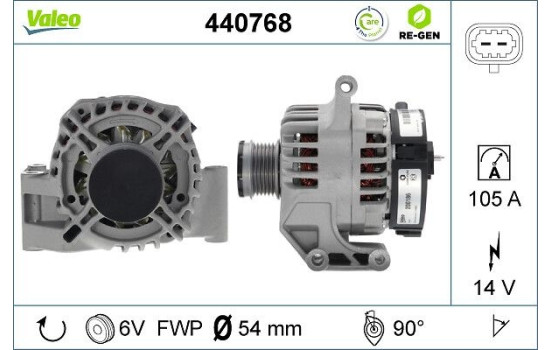 Generator REMANUFACTURED PREMIUM 440768 Valeo