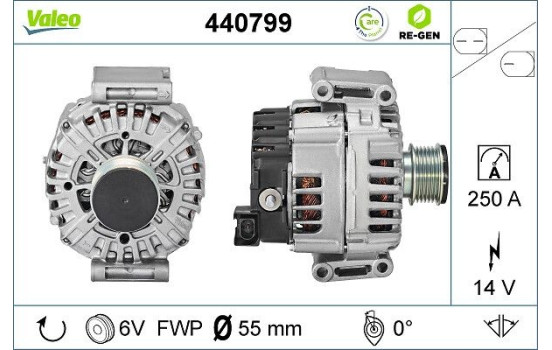 Generator REMANUFACTURED PREMIUM 440799 Valeo, bild 2