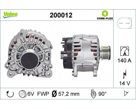 Generator VALEO CORE-FLEX 200012, bild 4