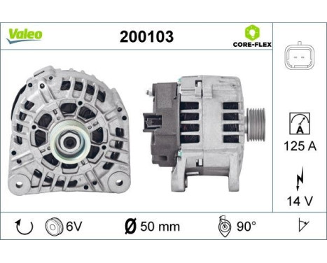 Generator VALEO CORE-FLEX 200103