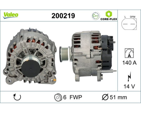 Generator VALEO CORE-FLEX 200219, bild 2
