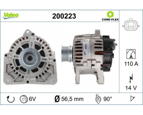 Generator VALEO CORE-FLEX 200223, bild 2