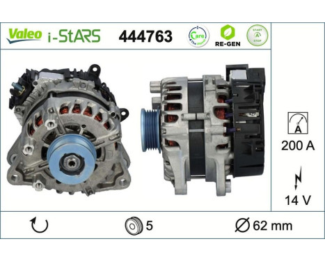 Startgenerator 444763 Valeo, bild 5