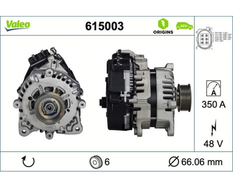 startgenerator 615003 Valeo, bild 4