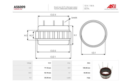 Stator, generator, bild 2