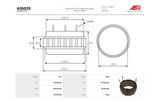 Stator, generator, bild 2