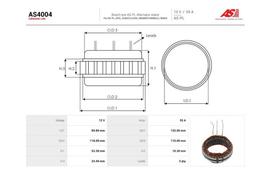 Stator, generator, bild 2