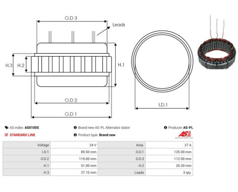 Stator, generator, bild 2