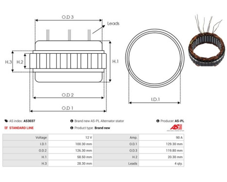 Stator, generator, bild 2
