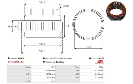 Stator, generator, bild 2