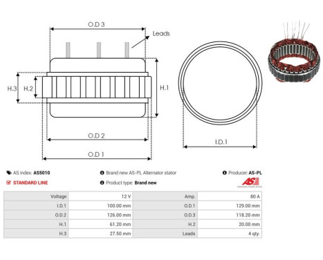 Stator, generator, bild 2
