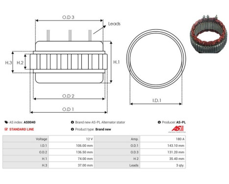 Stator, generator, bild 2