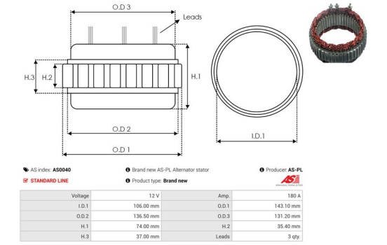 Stator, generator, bild 2