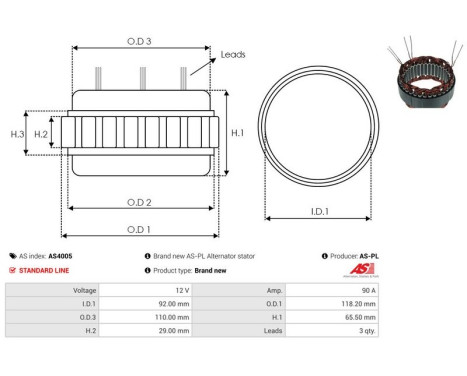 Stator, generator, bild 2