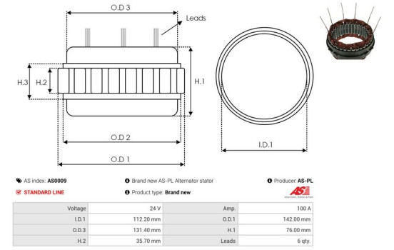 Stator, generator, bild 2
