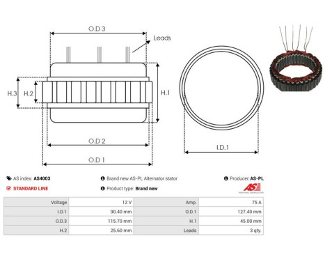 Stator, generator, bild 2
