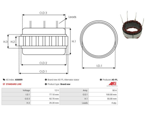 Stator, generator, bild 2