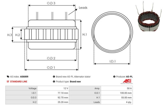 Stator, generator, bild 2