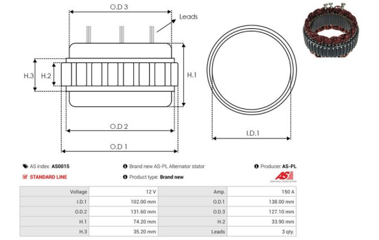 Stator, generator, bild 2