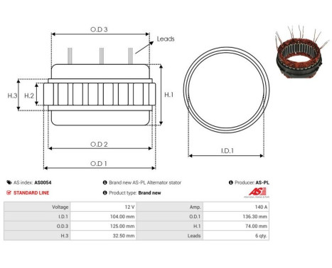Stator, generator, bild 2