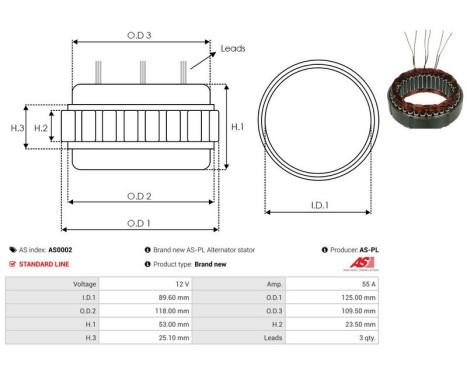 Stator, generator, bild 2