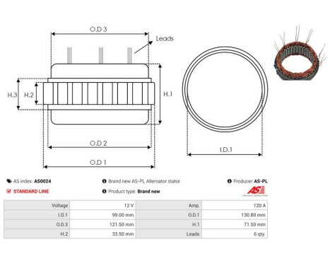 Stator, generator, bild 2