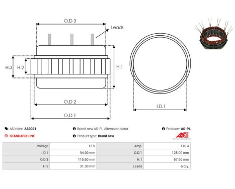 Stator, generator, bild 2