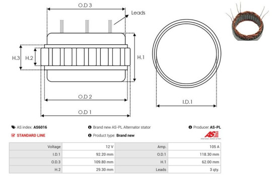 Stator, generator, bild 2
