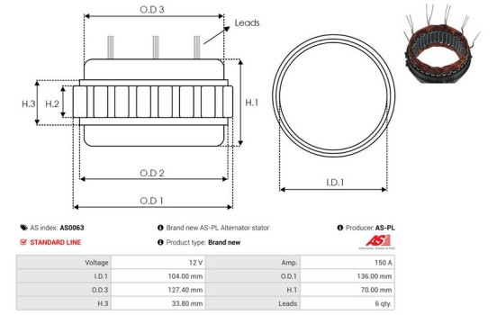 Stator, generator, bild 2