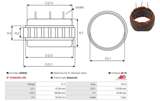 Stator, generator, bild 2