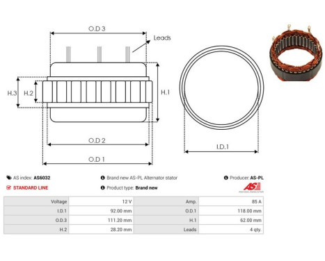 Stator, generator, bild 2