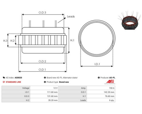 Stator, generator, bild 2