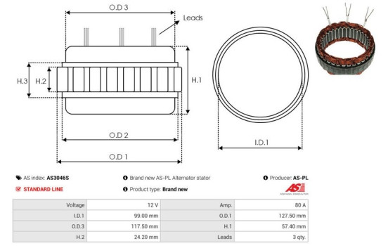 Stator, generator, bild 2