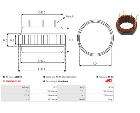 Stator, generator, bild 2