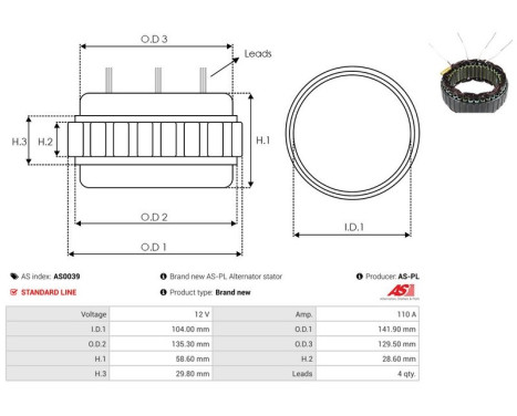 Stator, generator, bild 2