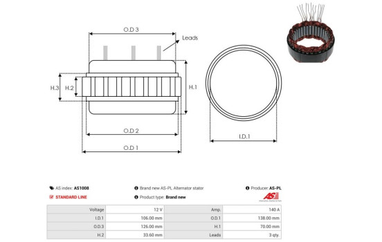 Stator, generator, bild 2