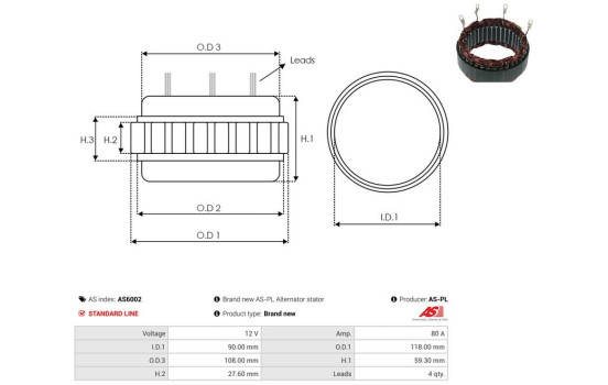 Stator, generator, bild 2