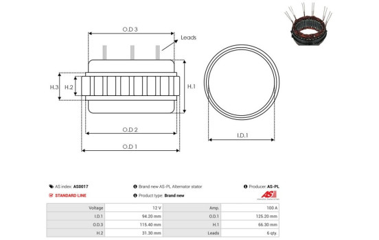 Stator, generator, bild 2