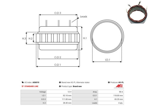 Stator, generator, bild 2