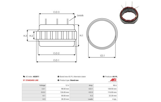 Stator, generator, bild 2